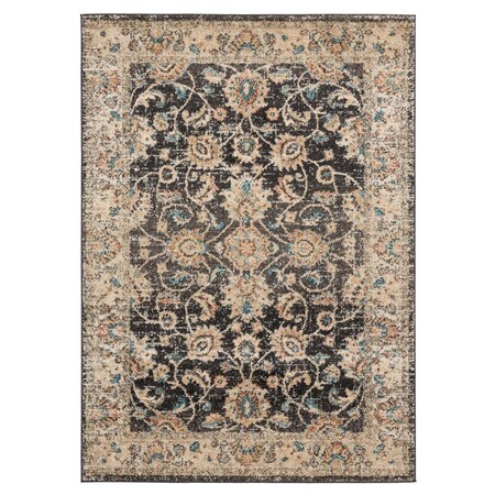 Manmade 5 ft. 3 in. x 7 ft. 2 in. Marrakesh Bey Walnut Rectangle Area Rug MA3085991